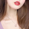 紀思梵（CHEESEFAN）十二生肖和田玉項鏈女本命年鎖骨鏈生日禮物情人節(jié)送女友送老婆 星月玉龍項鏈 品牌禮盒 曬單實拍圖
