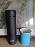 富光保溫杯316不銹鋼大容量便攜水杯男士定制茶水泡茶杯500ml禮物 黑色500ML（316不銹鋼內膽）支持定制刻字 曬單實(shí)拍圖