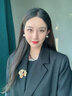 Eternelle法國永恒歐美復(fù)古鳶尾花胸針女高檔飾品奧地利水晶胸花 曬單實(shí)拍圖