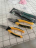 成洲老虎鉗子工業(yè)級多功能套裝萬(wàn)用鋼絲剝線(xiàn)尖嘴斜口鉗省力手工電工具 8寸三件套(老虎+尖嘴+剝線(xiàn)) 曬單實(shí)拍圖
