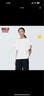 無(wú)印良品（MUJI）女式 涼感 防紫外線(xiàn) 罩衫T恤防曬衣服女款夏季 BB2PBA4S 白色 M （160/84A） 曬單實(shí)拍圖