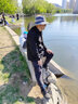 LEOLEO/樂歐魚竿腰帶竿托支架便攜路亞腰部支架漁具竿包  黑色腰部支架 曬單實(shí)拍圖
