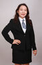 雅若美（yaruomei）小西裝職業(yè)裝女裝套裝長(cháng)袖工作服西服外套前臺工裝面試商務(wù)正裝 黑色西裝 L碼(建議100-110斤) 曬單實(shí)拍圖