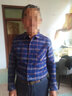 老爺車 中老年人襯衫男爸爸春裝長袖男士襯衣商務(wù)休閑大碼衫送父親禮物 29368黃色 L (175) 【建議135-145斤】 曬單實拍圖