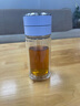 塔馳密司（touchmiss）茶水分離泡茶杯雙層玻璃杯男女迷你過濾便攜高顏值水杯定制刻字 商務黑300ml 免費刻字 禮盒裝 曬單實拍圖