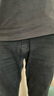 ZOCNA男士修身牛仔褲夏季薄款緊身小腳彈力直筒潮牌休閑長褲子四季款 黑色緊身牛仔褲 32碼/腰圍2尺5/推薦135-145斤 曬單實(shí)拍圖
