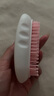 電動頭部按摩器頭皮按摩梳順發(fā)護(hù)發(fā)儀舒緩便攜式美發(fā)按摩梳舒緩經(jīng)絡(luò)頭部按摩儀520送男女朋友禮物 【升級款】電動按摩梳少女粉+送2節(jié)電池 曬單實拍圖