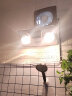 新飞浴霸壁挂式卫生间灯暖家用风暖挂壁多功能浴室暖风机取暖灯免打孔 风暖壁挂-金泡（漏保）B 实拍图