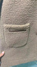 俞兆林（YUZHAOLIN）老年人衣服媽媽裝羊羔絨棉襖奶奶裝中長(cháng)款加厚顆粒絨保暖棉服外套 咖色 加絨 XL 建議90-105斤 曬單實(shí)拍圖
