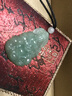 鳳禧珠寶 A貨翡翠玉觀音吊墜男款 觀音菩薩玉石吊墜七夕情人節(jié)禮物 糯種觀音 觀音 曬單實拍圖