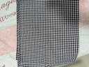 純棉格子布料服裝面料黑白紅白小方格襯衣連衣裙布料手工diy面料 黑色0.5cm格子(半米價(jià)) 曬單實(shí)拍圖
