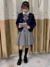 蘿卜唄唄兒童西裝校服男童女童班服中小學(xué)生幼兒園園服演出服表演服演講服 女童三件套配胸標領(lǐng)花襪子 130碼建議體重46-58斤 曬單實(shí)拍圖
