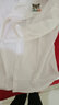 暖喬（Nuanqiao） 白色全棉襯衫女純棉長(cháng)袖春秋刺繡打底衫學(xué)生上衣 白色長(cháng)袖 XXL（130-140斤） 曬單實(shí)拍圖