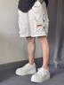 保菲羅亞增高鞋男士隱形內增高男鞋韓版潮流百搭小白鞋男士防滑厚底板鞋男 白色增高8cm 41 曬單實(shí)拍圖