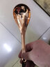 銅勺子 黃銅湯勺 盛飯銅勺 （黃銅湯勺紫銅湯勺可以選） 紫銅湯勺 曬單實(shí)拍圖