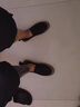 西域駱駝（VANCAMEL）戶(hù)外帆布鞋男透氣休閑平底板鞋男士懶人一腳蹬冰絲老北京開(kāi)車(chē)布鞋 黑卡主圖款 44 撿漏高檔大牌 曬單實(shí)拍圖