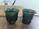 物典大家和田玉茶杯主人杯豪華茶具禮盒裝結婚禮送長(cháng)輩商務(wù)伴手禮生日禮物 對杯·宋禮實(shí)木禮盒裝 和田青玉 曬單實(shí)拍圖