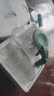茶壺泡茶器整套茶具茶水分離玻璃耐熱泡茶壺花茶套裝茶漏 綠把一壺四杯 1000ml 曬單實(shí)拍圖