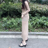 巧丂2025年夏季網(wǎng)紅新款配裙子高跟涼鞋女外穿銀色黑色一字帶細跟涼拖 黑色 37碼(9.5cm) 曬單實(shí)拍圖