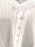 秋水伊人百搭气质休闲针织T恤女夏季新款修身薄款衫上衣潮休闲半袖T恤女 本白 XL 实拍图