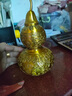 匯品簡(jiǎn)葫蘆擺件大號(hào)開(kāi)口銅玄關(guān)葫蘆擺件客廳裝飾六字真言銅葫蘆 1號(hào)六字真言葫蘆高約+木座 18cm 曬單實(shí)拍圖