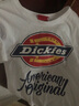 Dickies【經(jīng)典款】短袖情侶款藝術(shù)字體LOGO印花短袖t恤男 短袖DK007087 白色 XL 曬單實(shí)拍圖