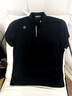 PGA高爾夫服裝男士短袖夏季運動(dòng)t恤吸濕速干 翻領(lǐng)polo衫男裝 101358-黑色 2XL 曬單實(shí)拍圖