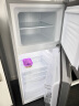 海尔（Haier）冰箱小型双开门小冰箱家用家电超薄风冷冷藏冷冻两用二门智能电冰箱 118升双门节能冰箱【日耗0.55度电】 实拍图
