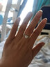 喜鉆鉑金時(shí)尚4爪鉆石戒指女求婚結(jié)婚鉆戒時(shí)尚群鑲婚戒送女友生日禮物 鉑金共1.20克拉H色(100+20) 曬單實(shí)拍圖