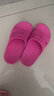 足間舞兒童拖鞋女夏室內居家防滑韓版可愛(ài)寶寶洗澡涼拖鞋男2186-2 玫紅色 30/31 曬單實(shí)拍圖