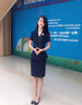音舒雅職業(yè)套裝女時尚氣質(zhì)夏季新款修身短袖小西裝女工作服外套酒店前臺 藏青色西裝 M 曬單實拍圖