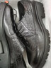 奧爾彼厚底增高正裝皮鞋男布洛克韓版鱷魚(yú)紋潮流英倫發(fā)型師商務(wù)休閑潮鞋 黑色 39 曬單實(shí)拍圖