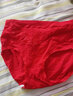 逐暖本命年鴻運大紅內褲女舒適全棉高腰大碼短褲頭中老年人女士三角褲 款式一 3XL （建議130-155斤） 曬單實(shí)拍圖