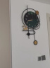 美世达（MEISD） 北欧钟表挂钟客厅创意餐厅挂表轻奢家用个性现代简约时钟石英钟 带LED灯款大号:40*70cm 实拍图