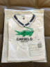 卡帝乐鳄鱼（CARTELO）短袖T恤男2024春夏季休闲短袖男士上衣服polo打底衫 白色 M  实拍图