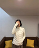 斐莉玥羽絨服女秋冬新款2025白鵝絨修身瑜伽上衣輕薄短款高級感運動外套 M 白色M【推薦100-115斤】 曬單實拍圖