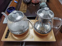 惟聚 全自動(dòng)底部上水電熱水壺玻璃燒水壺茶臺泡茶專(zhuān)用一體 功夫茶具電磁爐套裝煮茶器茶藝爐抽水電茶壺 煮茶款 曬單實(shí)拍圖