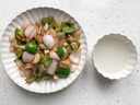 INSCRIPTION   創(chuàng)意日式復(fù)古花邊陶瓷餐具家用特色餐廳菜盤(pán)米飯碗湯碗味碟勺子 8英寸淺盤(pán) 曬單實(shí)拍圖