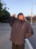 迪伽達日系cityboy連帽工裝棉服男冬季加厚棉襖ins潮牌寬松男生棉衣外套 MPFS-J28-A藏青色 L 曬單實拍圖