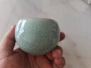 Sonwibumn汝窯雪花開(kāi)片主人杯單杯茶杯功夫茶具個(gè)人專(zhuān)用冰花釉品茗杯禮盒 汝窯開(kāi)片冰花【福緣杯】禮盒裝 曬單實(shí)拍圖