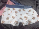 伊棠朵女士?jì)妊澕兠夼浇茄澘蓯?ài)卡通小熊學(xué)生透氣少女生四角安全褲底褲 米白 2XL 【140-160斤】 曬單實(shí)拍圖