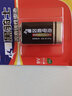 雙鹿電池9V九伏碳性方塊疊層電池6F22萬(wàn)用表話筒家用煙霧警報(bào)器玩具遙控器按摩儀 2節(jié) 曬單實(shí)拍圖