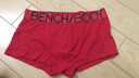 奔趣BENCHBODY 男 紅色四角褲本命年純色棉質(zhì)中腰男士平角內褲BUX2032 紅色 XL 曬單實(shí)拍圖