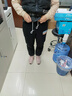真維斯（JEANSWEST）加絨褲女秋冬季新款束腳褲小個(gè)子顯瘦加厚保暖羊羔絨長(cháng)棉褲子女生 黑色 多彩人生_K L 曬單實(shí)拍圖