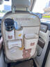 索捷斯汽車(chē)防踢墊座椅后排防磨防臟墊車(chē)內通用多功能收納掛袋后背保護墊 母子熊貓【防踢墊+內置桶】 曬單實(shí)拍圖