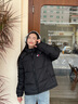 TOMMY JEANS【面包90絨】女裝美式潮流保暖可拆卸連帽羽絨服外套18610 黑色BDS S （推薦：100-115斤） 曬單實(shí)拍圖