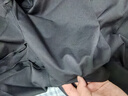 花花公子（PLAYBOY）衛(wèi)衣男休閑套裝男士秋冬季休閑褲三件套連帽長褲子中青年簡約 黑白色 3XL -(160斤-180斤) 曬單實(shí)拍圖