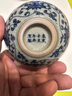 洛湘 景德鎮(zhèn)青花瓷茶杯主人杯手繪普洱杯高端品茗杯柴窯功夫茶道單杯 佛蓮八寶陶泥斗笠杯 曬單實拍圖