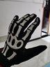 思帕客（Spakct）新款專(zhuān)業(yè)全指騎行手套運動(dòng)減震防滑耐磨自行山地公路車(chē)高彈透氣 骷髏頭(黑白屏觸) M 曬單實(shí)拍圖