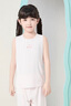 歌瑞家（greatfamily）兒童背心家居服 夏季新款中大童裝睡衣內衣莫代爾A類(lèi)樂(lè )友 女款【背心】粉色 130 【6-7歲】 130【6-7歲】 曬單實(shí)拍圖